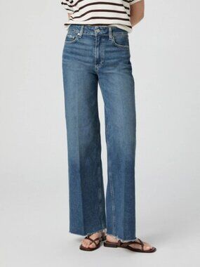 Paige Anessa Wide Leg Jean 30.5" Inseam Size 26